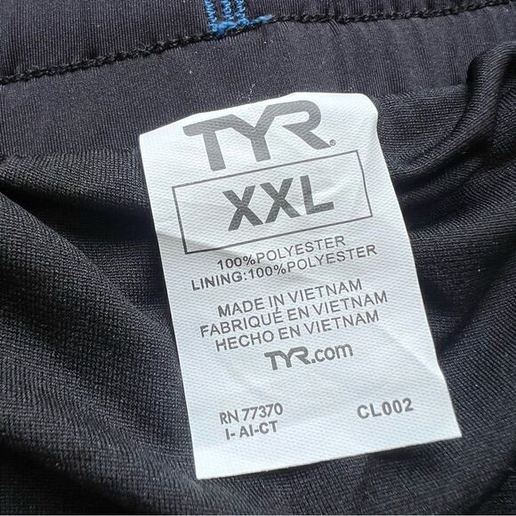TYR Men’s Turquoise Blue Solid Swell Shorts Swim Trunks NWT Size XXL Modern Fit - Picture 6 of 10
